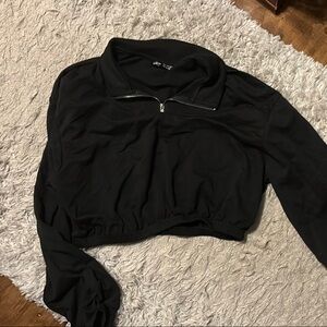 Black Cropped Jacket